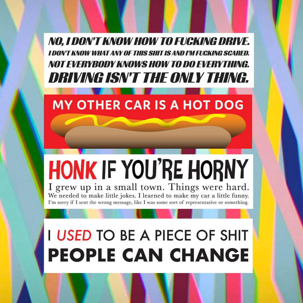 I Think You Should Leave - Inspired Bumper Sticker Pack